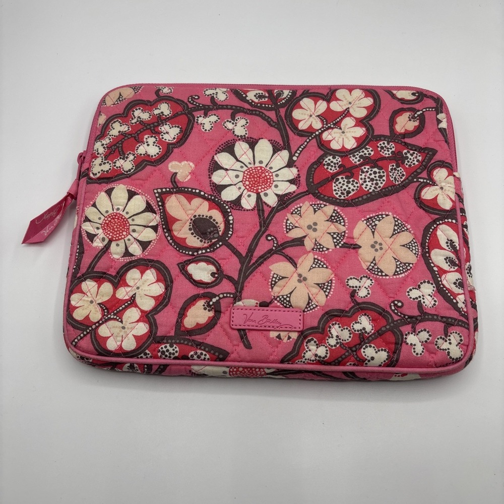 Vera Bradley Blush Pink Pattern Tablet Case in Transport Pouch
